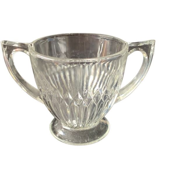 Vintage Jeannette Depression Glass Sugar Creamer Charm to Your Table Retro Class - Picture 12 of 16